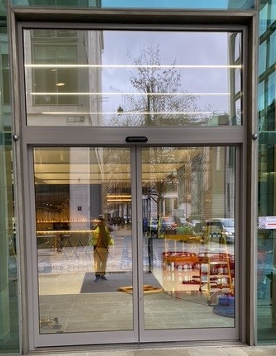 Specialist automatic door installation for Ninety One UK in City of London